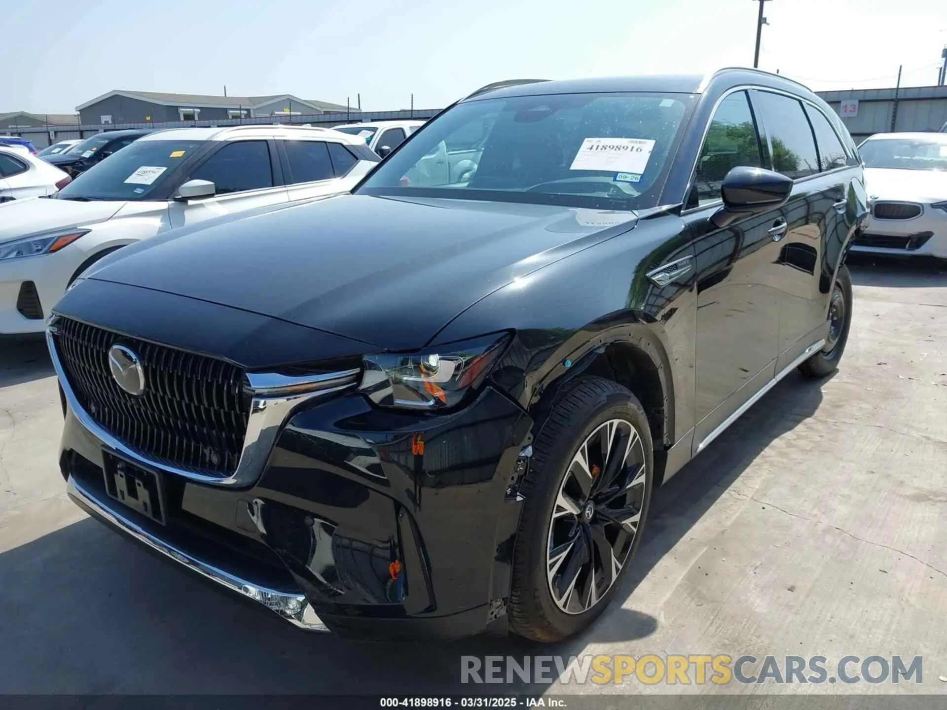 2 fotografías del automóvil dañado JM3KKEHA5R1155705 MAZDA CX-90 PHEV 2024