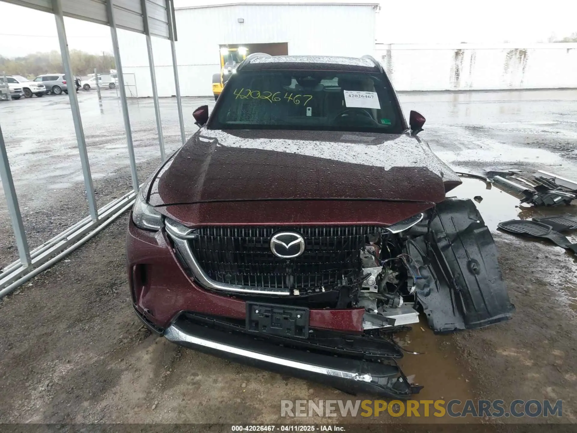 13 fotografías del automóvil dañado JM3KKEHA9R1147896 MAZDA CX-90 PHEV 2024
