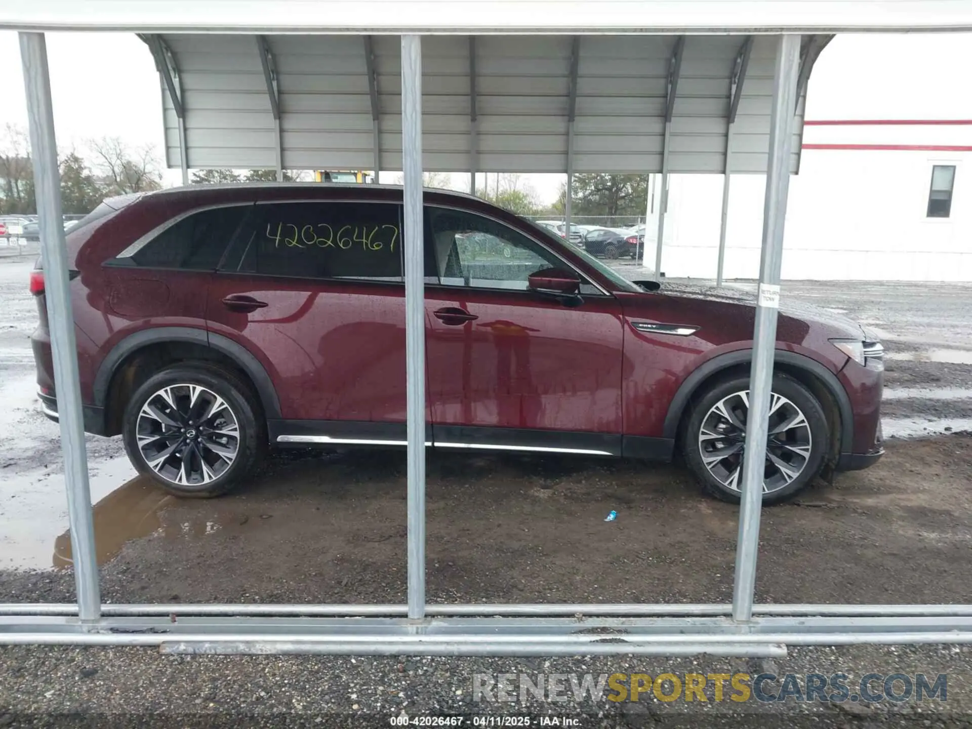 14 fotografías del automóvil dañado JM3KKEHA9R1147896 MAZDA CX-90 PHEV 2024