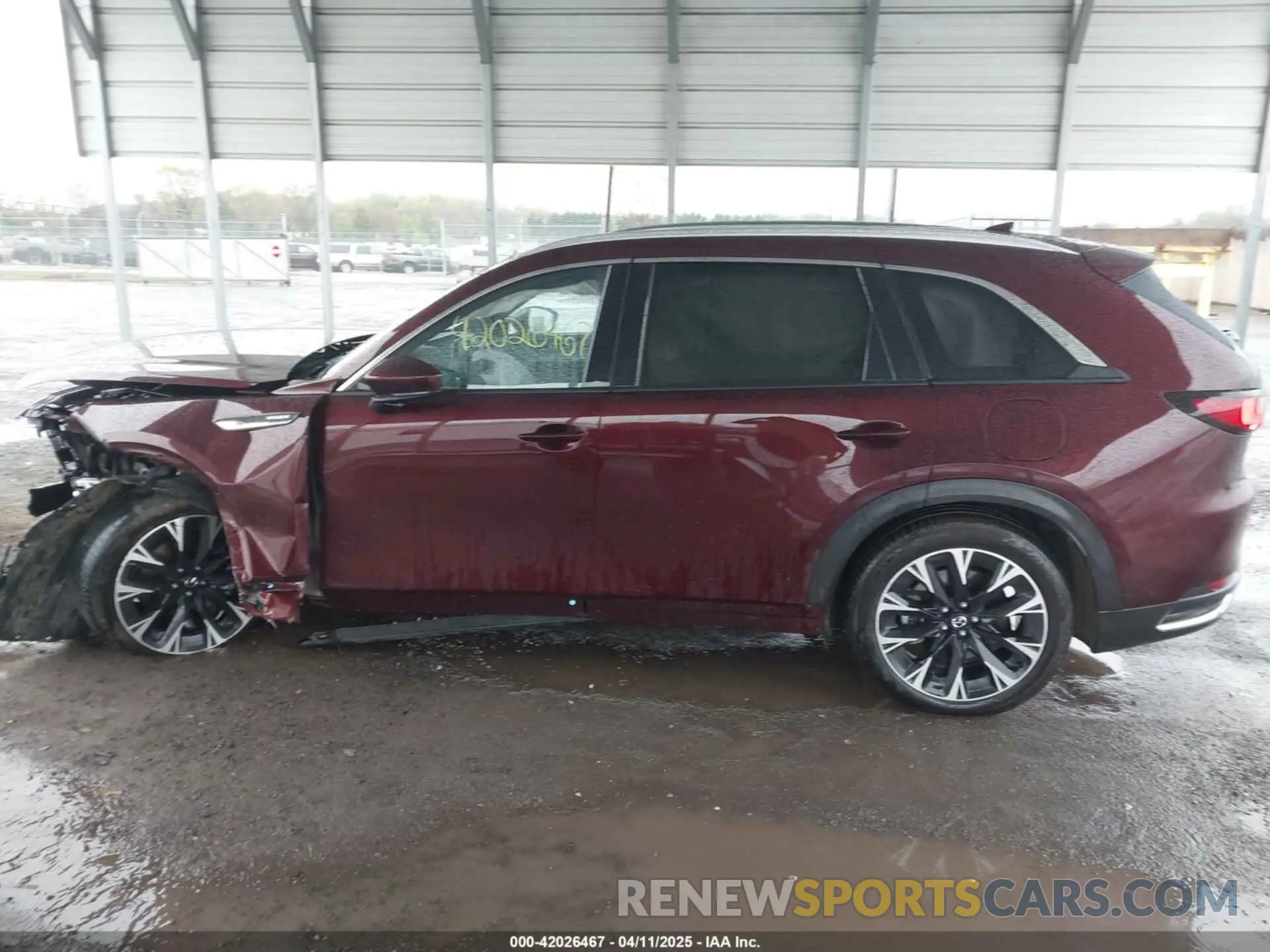 15 fotografías del automóvil dañado JM3KKEHA9R1147896 MAZDA CX-90 PHEV 2024