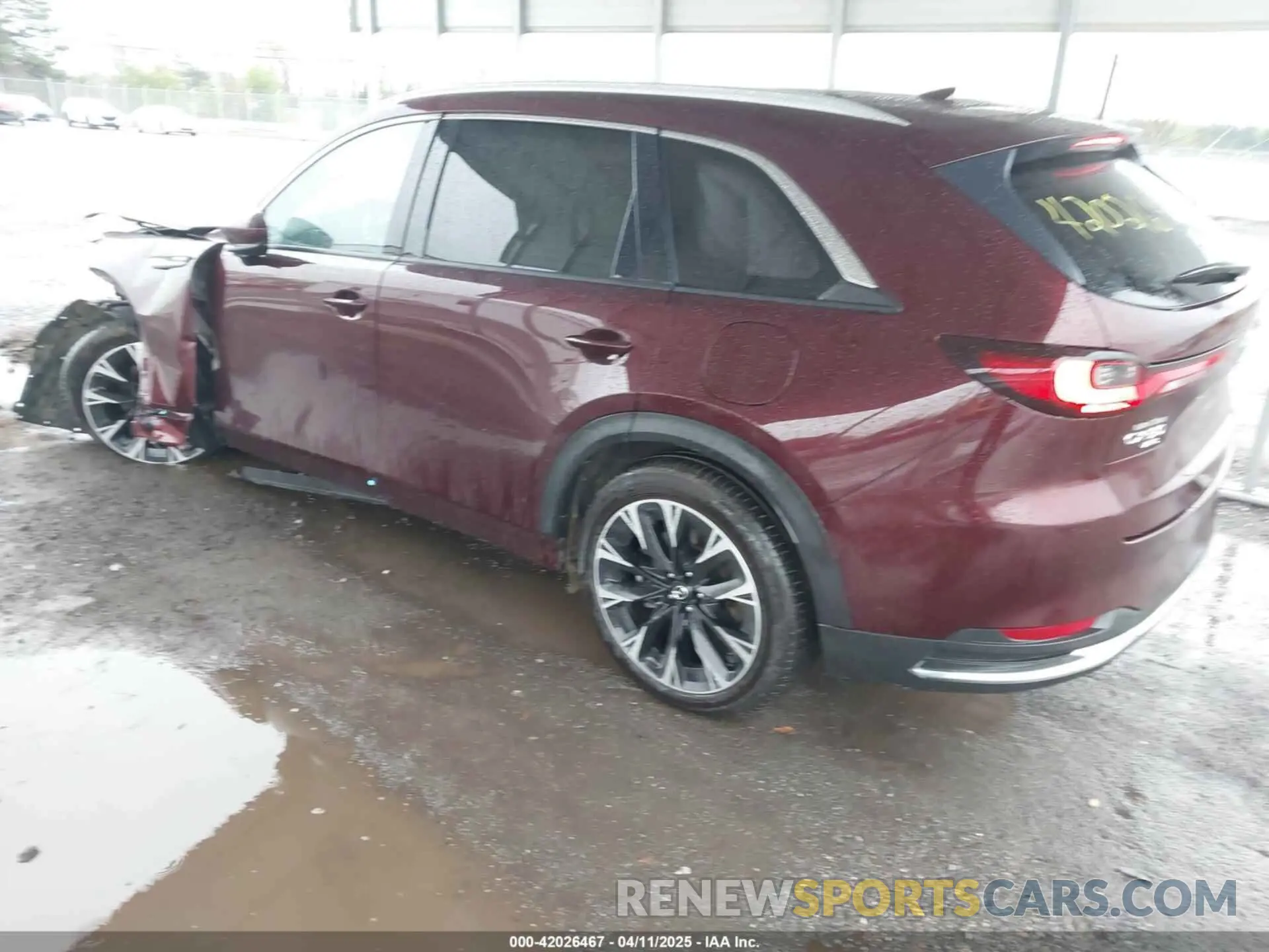 3 fotografías del automóvil dañado JM3KKEHA9R1147896 MAZDA CX-90 PHEV 2024