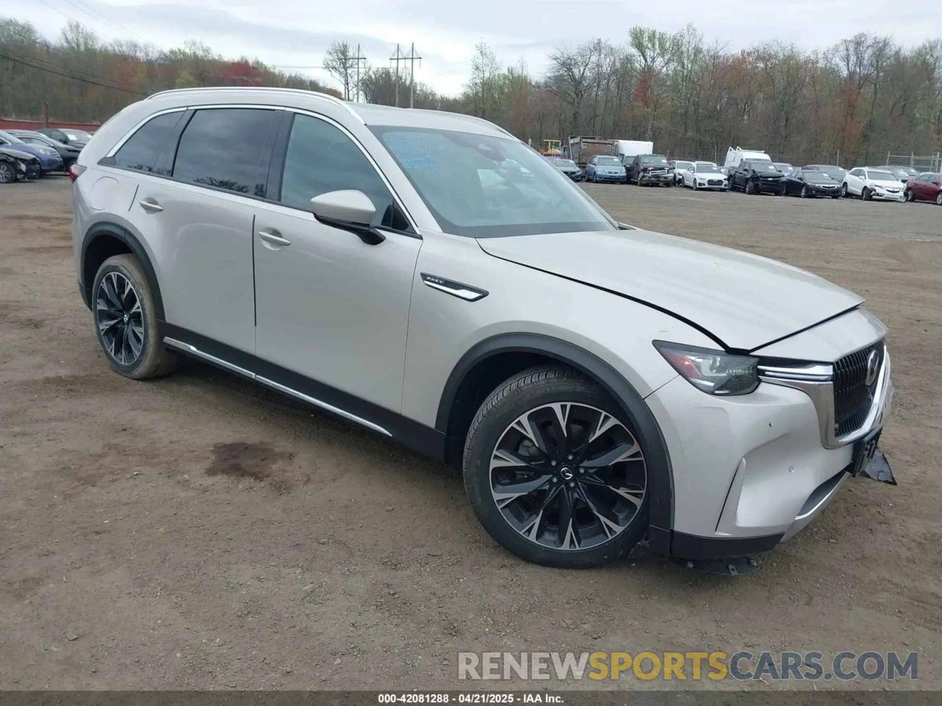 1 fotografías del automóvil dañado JM3KKEHAXR1103857 MAZDA CX-90 PHEV 2024
