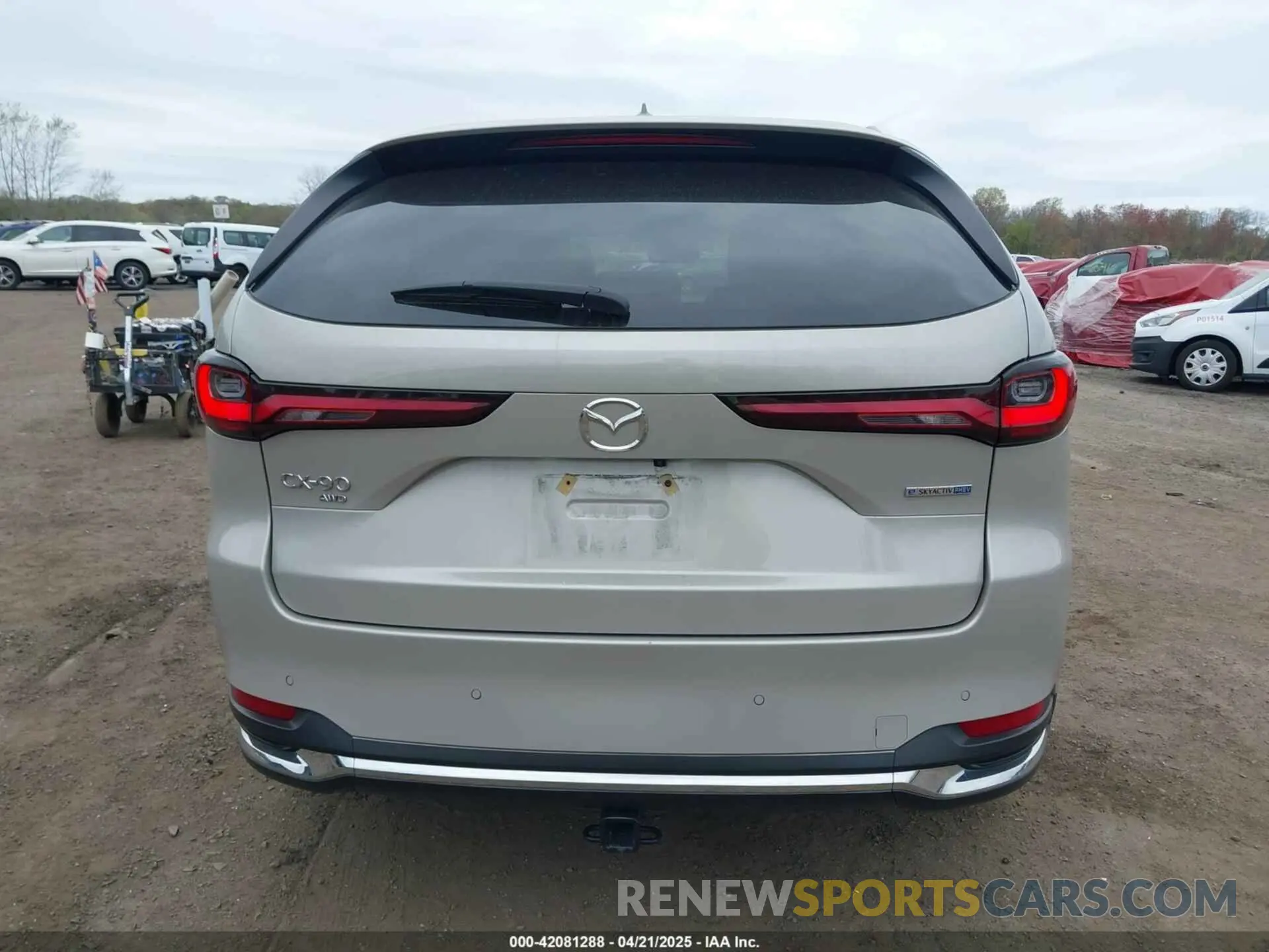16 fotografías del automóvil dañado JM3KKEHAXR1103857 MAZDA CX-90 PHEV 2024