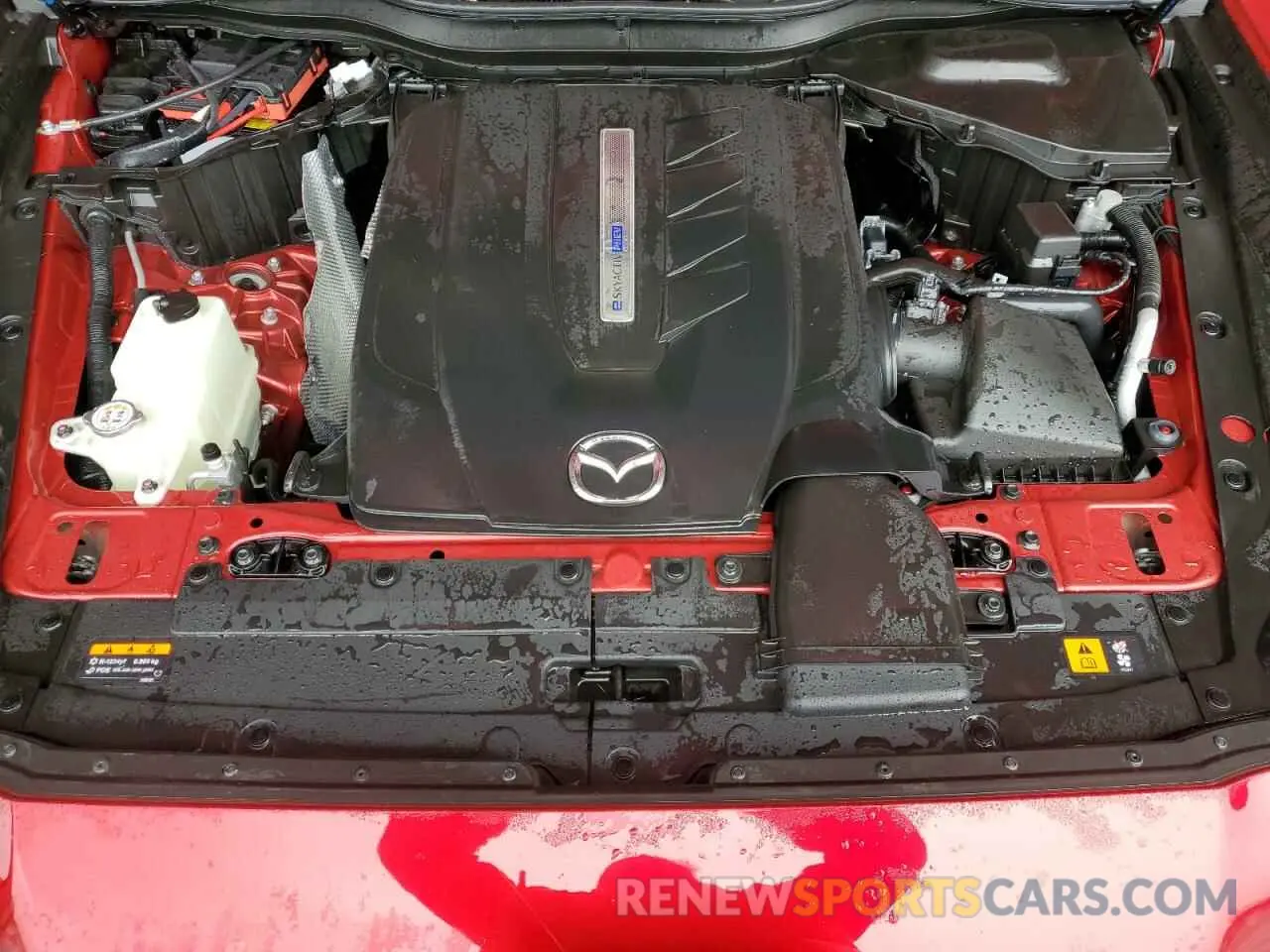 12 fotografías del automóvil dañado JM3KKBHA1R1160592 MAZDA CX-90 PREF 2024