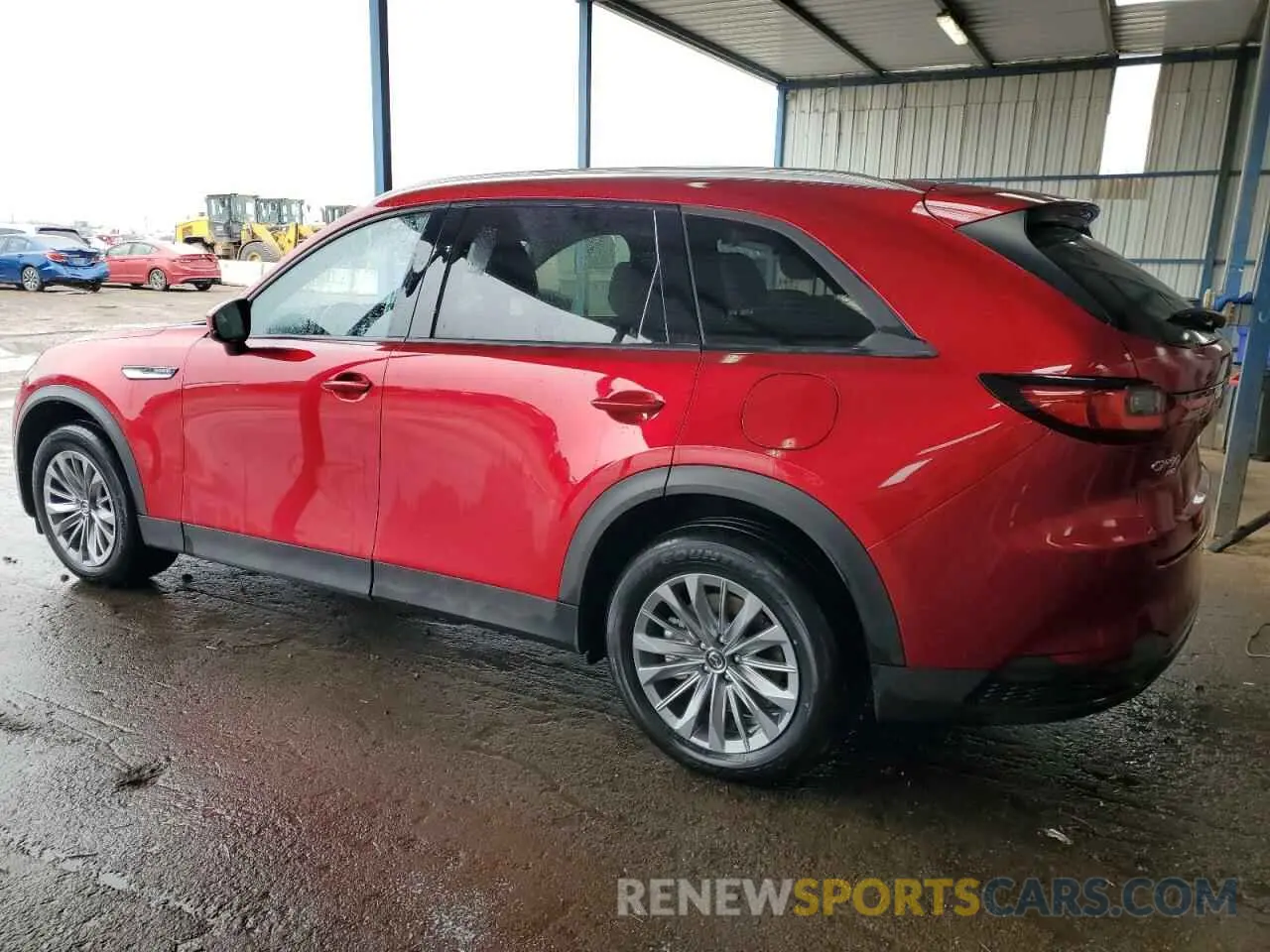 2 fotografías del automóvil dañado JM3KKBHA1R1160592 MAZDA CX-90 PREF 2024