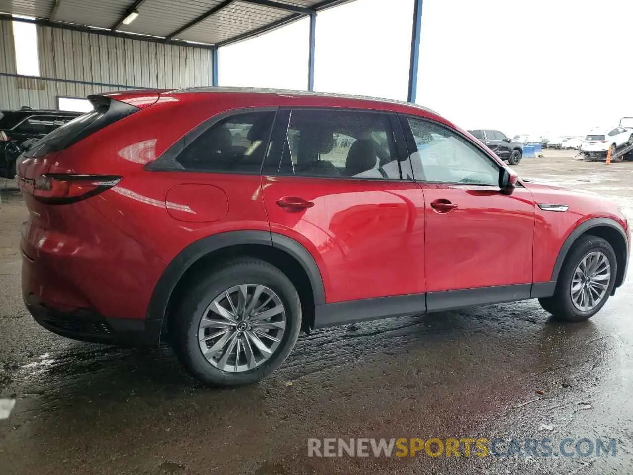 3 fotografías del automóvil dañado JM3KKBHA1R1160592 MAZDA CX-90 PREF 2024