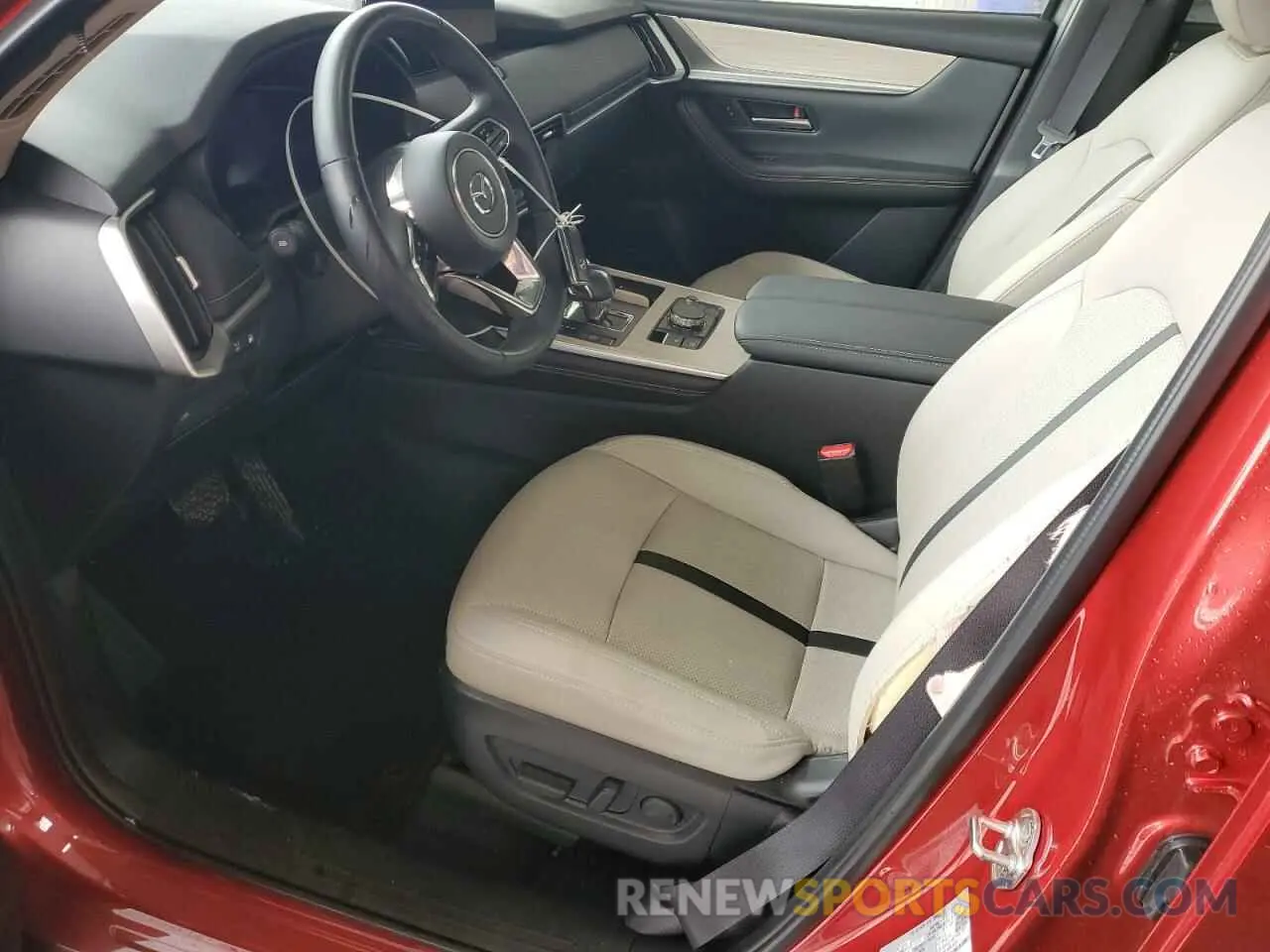 7 fotografías del automóvil dañado JM3KKBHA1R1160592 MAZDA CX-90 PREF 2024