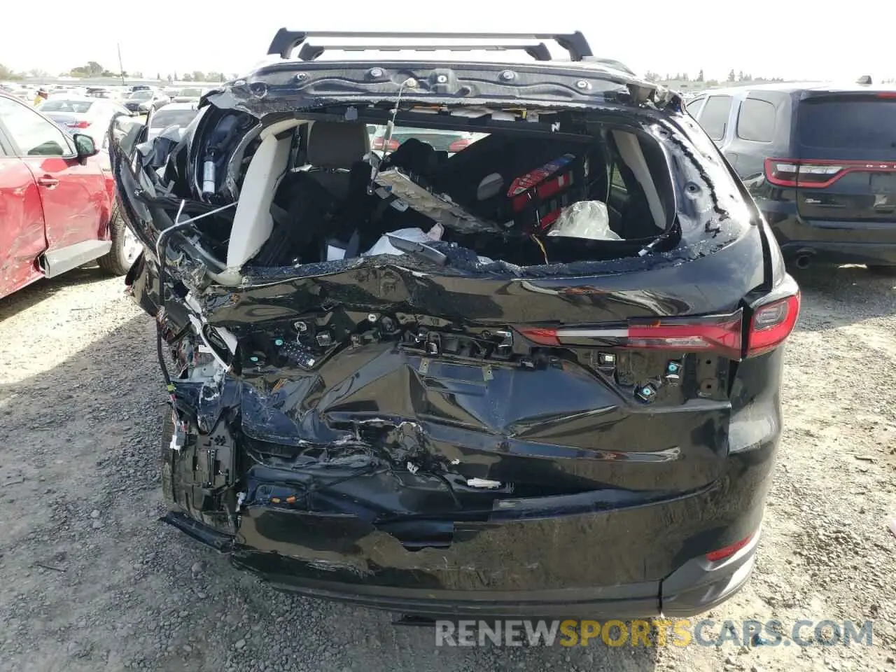 6 fotografías del automóvil dañado JM3KKBHA1R1177635 MAZDA CX-90 PREF 2024