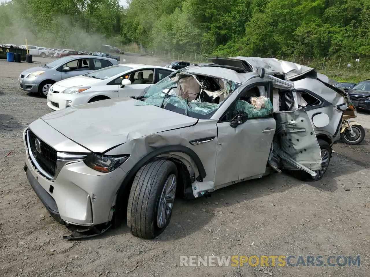 1 fotografías del automóvil dañado JM3KKBHA3R1150954 MAZDA CX-90 PREF 2024