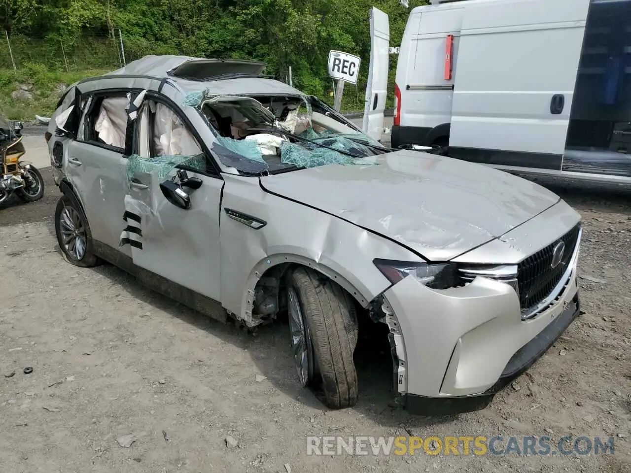 4 fotografías del automóvil dañado JM3KKBHA3R1150954 MAZDA CX-90 PREF 2024