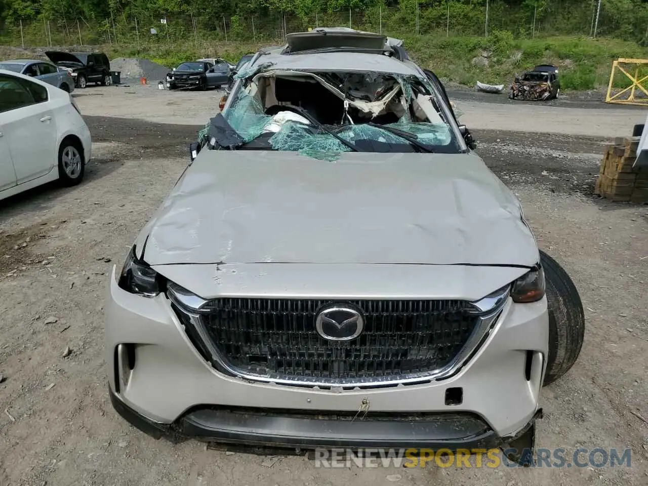 5 fotografías del automóvil dañado JM3KKBHA3R1150954 MAZDA CX-90 PREF 2024