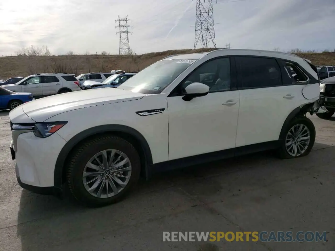 1 fotografías del automóvil dañado JM3KKBHA4R1135850 MAZDA CX-90 PREF 2024