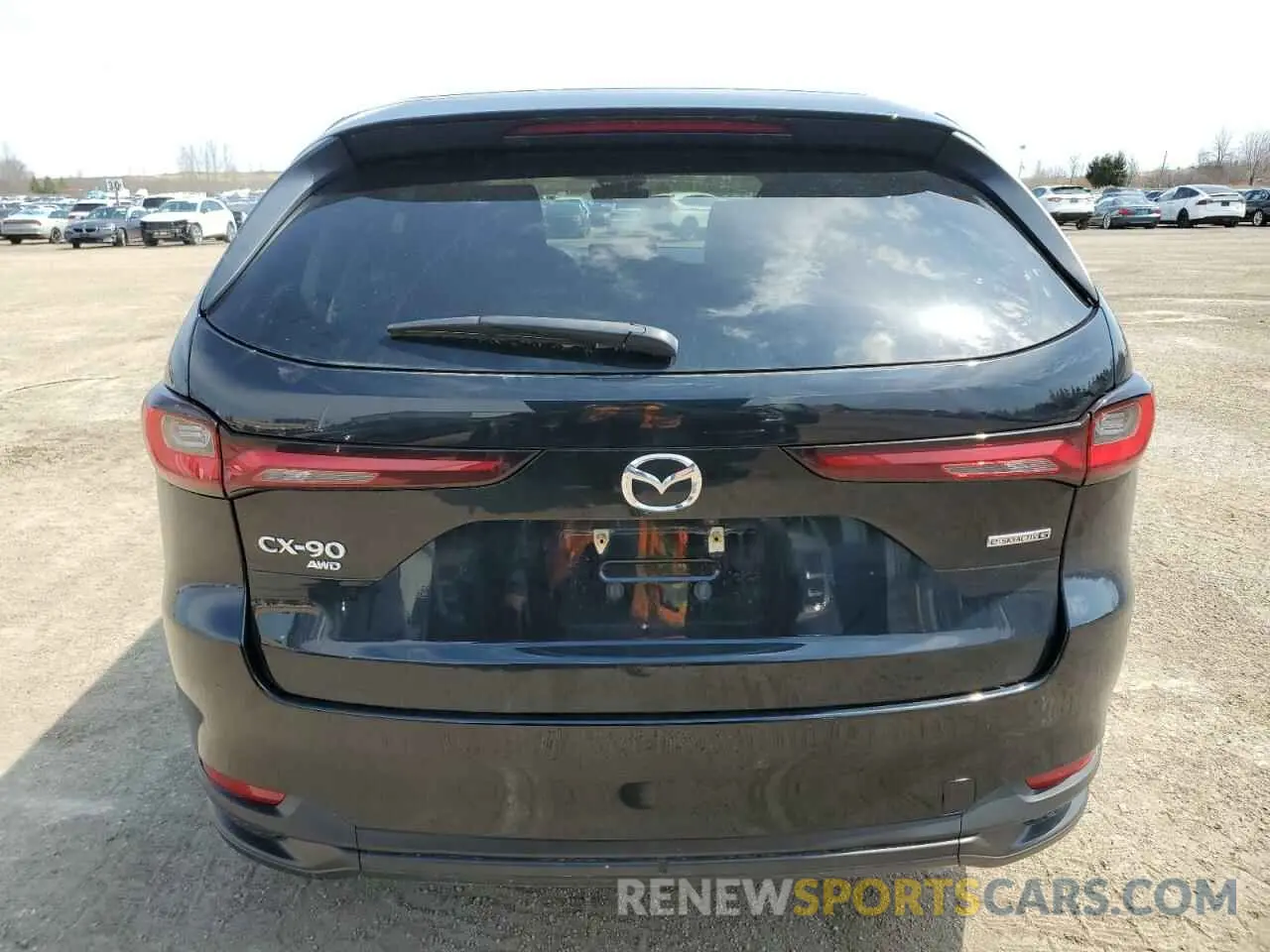 6 fotografías del automóvil dañado JM3KKCHD3R1104928 MAZDA CX-90 PREF 2024