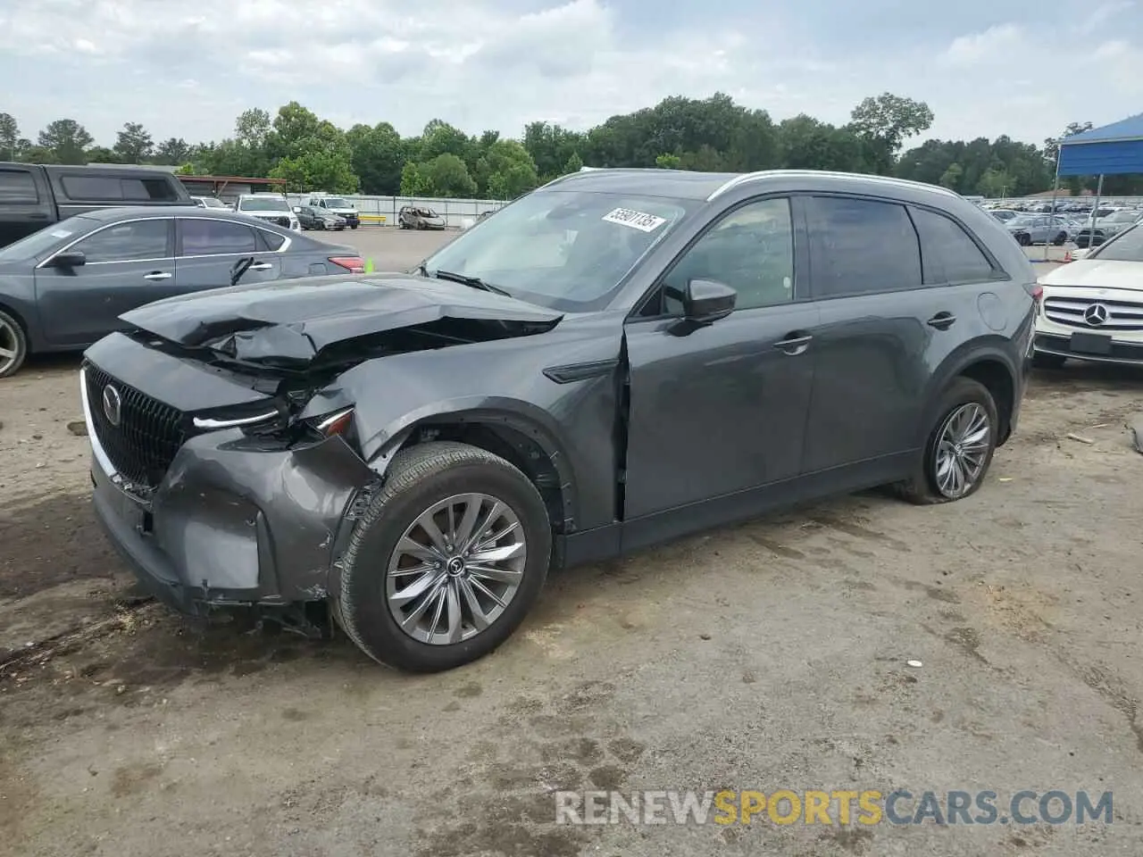 1 fotografías del automóvil dañado JM3KKCHD4R1153409 MAZDA CX-90 PREF 2024