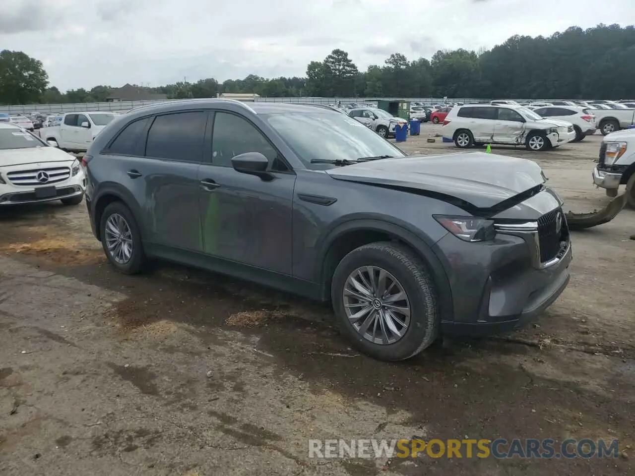 5 fotografías del automóvil dañado JM3KKCHD4R1153409 MAZDA CX-90 PREF 2024