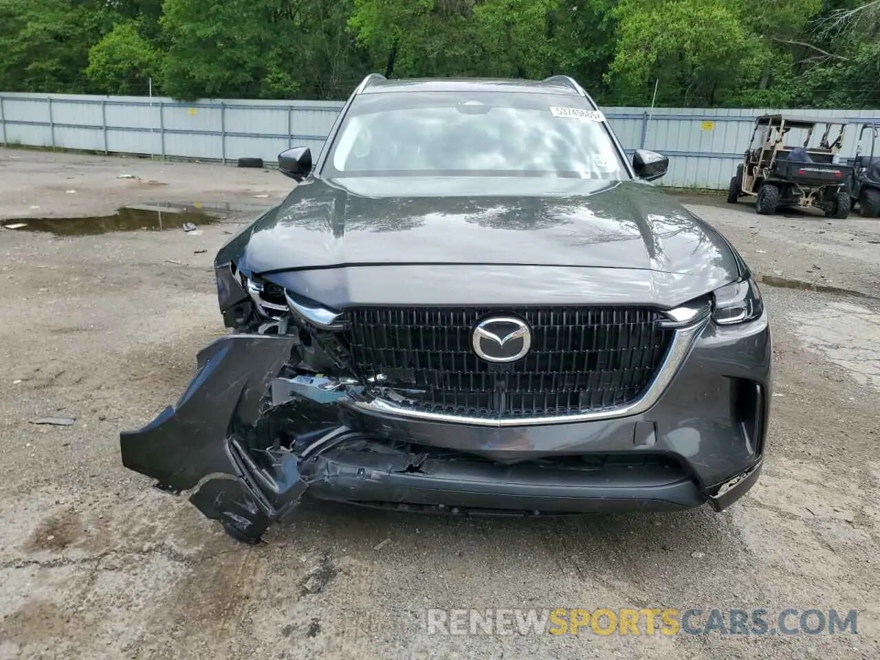 5 fotografías del automóvil dañado JM3KKCHD5R1110410 MAZDA CX-90 PREF 2024