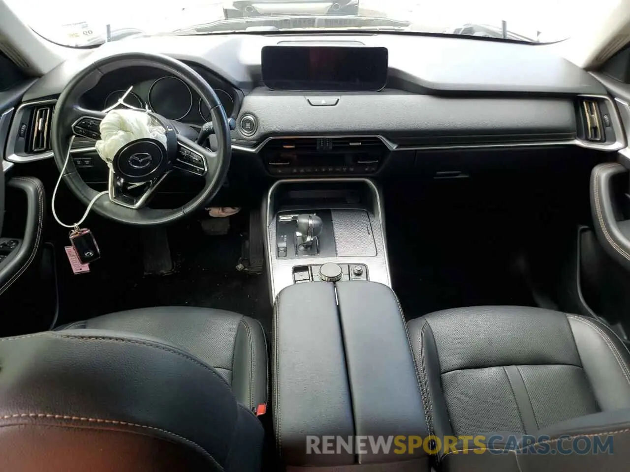 8 fotografías del automóvil dañado JM3KKCHD5R1110410 MAZDA CX-90 PREF 2024