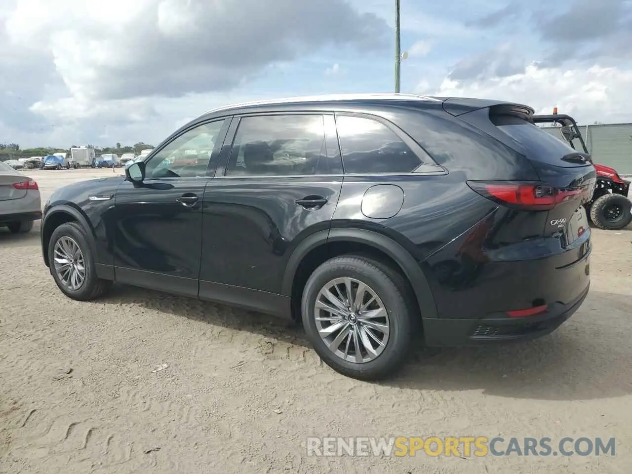 2 fotografías del automóvil dañado JM3KKBHDXS1217792 MAZDA CX-90 PREF 2025