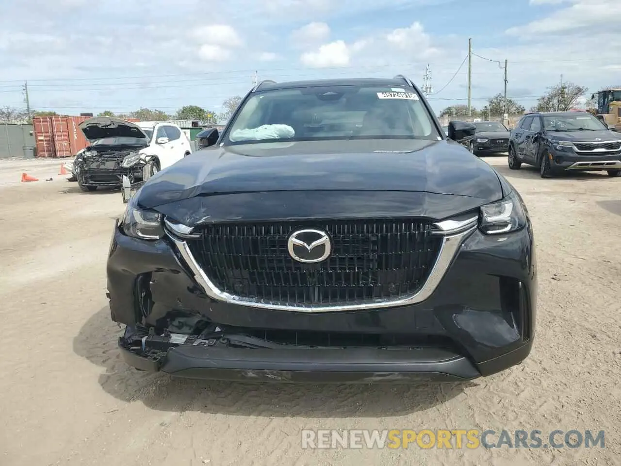 5 fotografías del automóvil dañado JM3KKBHDXS1217792 MAZDA CX-90 PREF 2025