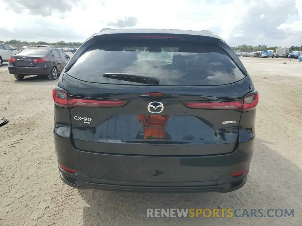 6 fotografías del automóvil dañado JM3KKBHDXS1217792 MAZDA CX-90 PREF 2025