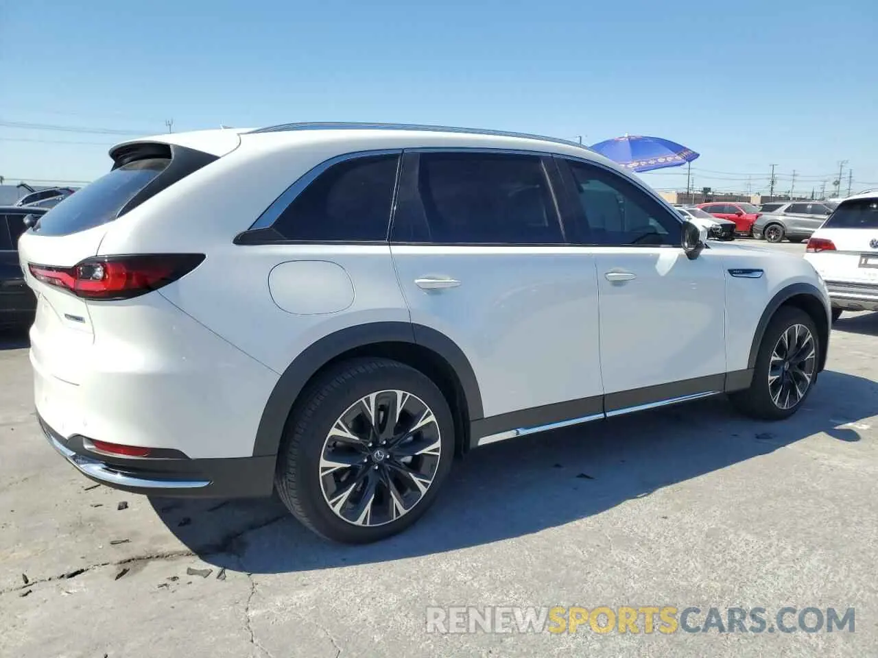 3 fotografías del automóvil dañado JM3KKDHA5R1170859 MAZDA CX-90 PREM 2024