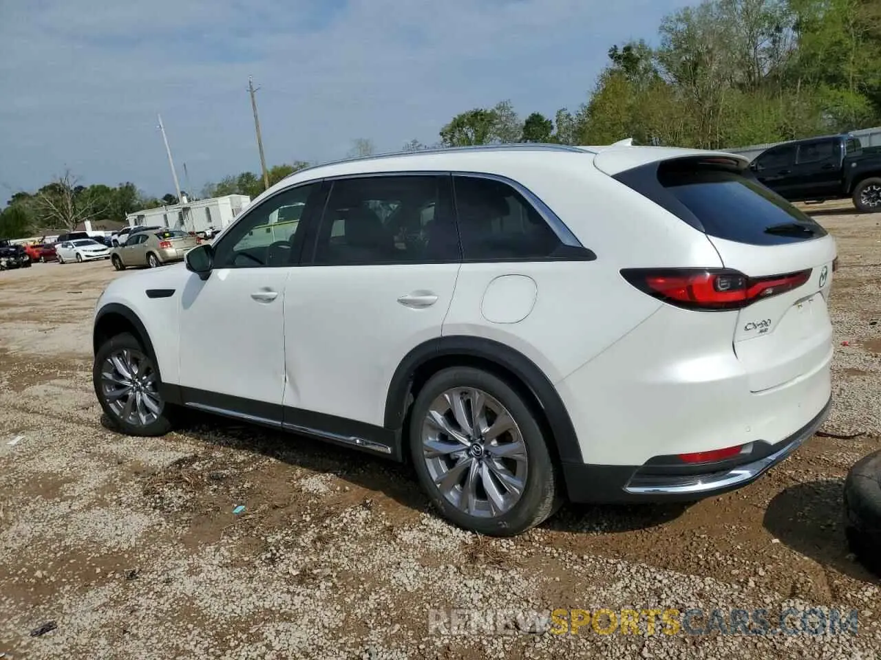 2 fotografías del automóvil dañado JM3KKDHD0R1166664 MAZDA CX-90 PREM 2024