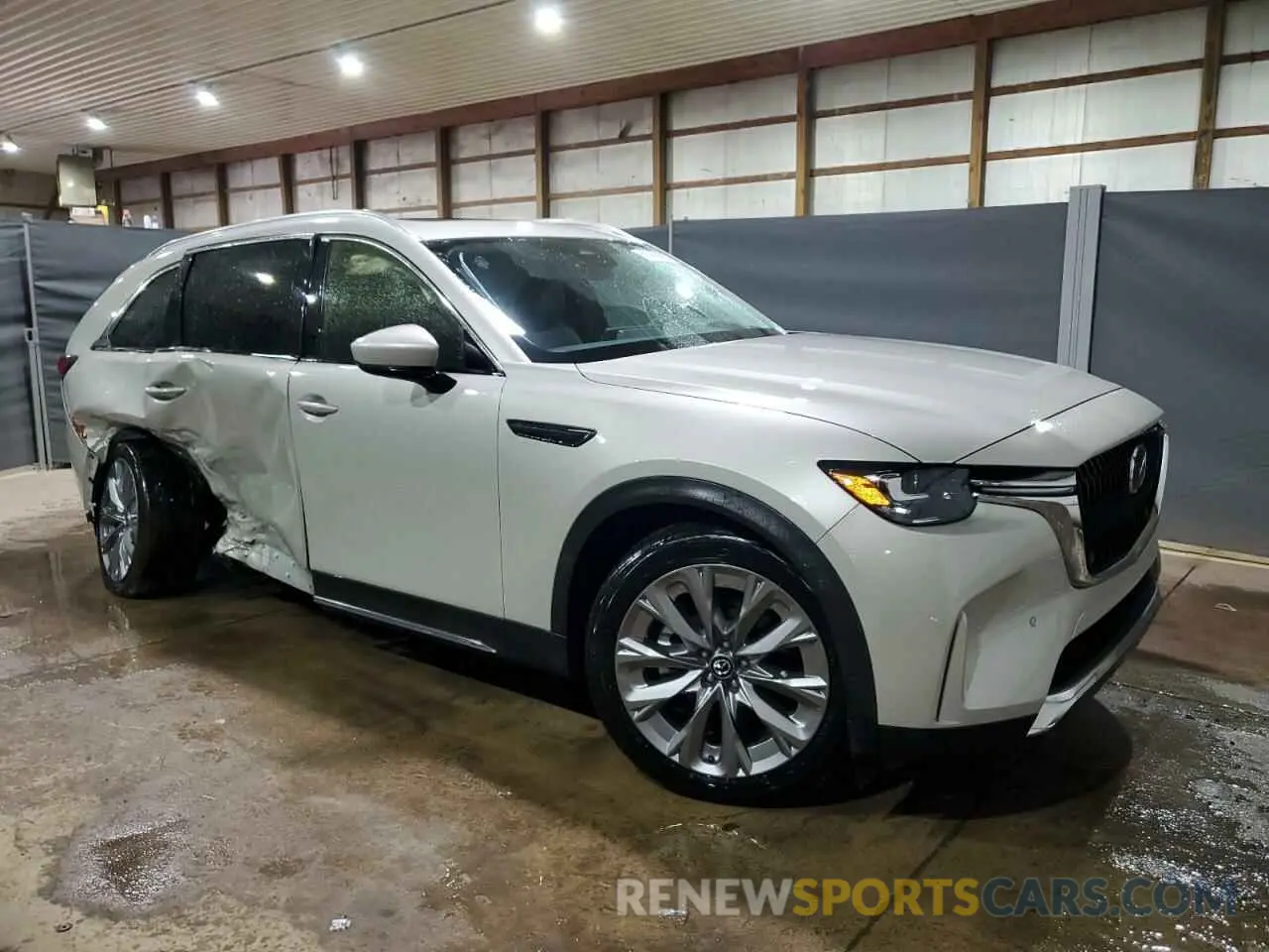 4 fotografías del automóvil dañado JM3KKDHD1R1168066 MAZDA CX-90 PREM 2024