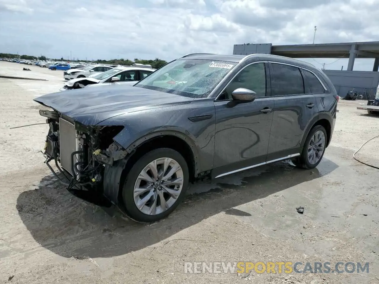 1 fotografías del automóvil dañado JM3KKDHD7R1116988 MAZDA CX-90 PREM 2024