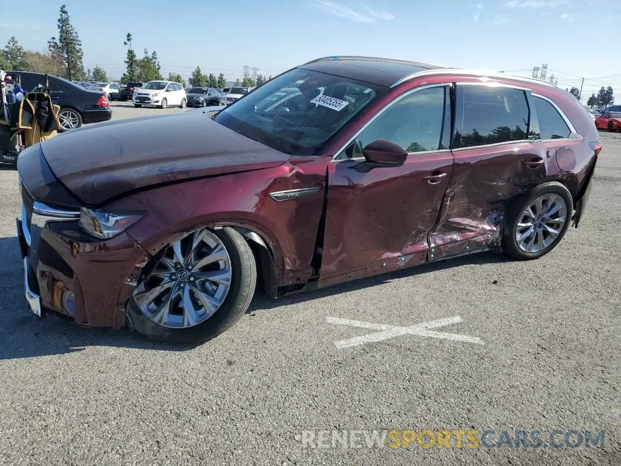 1 fotografías del automóvil dañado JM3KKDHD8R1113467 MAZDA CX-90 PREM 2024