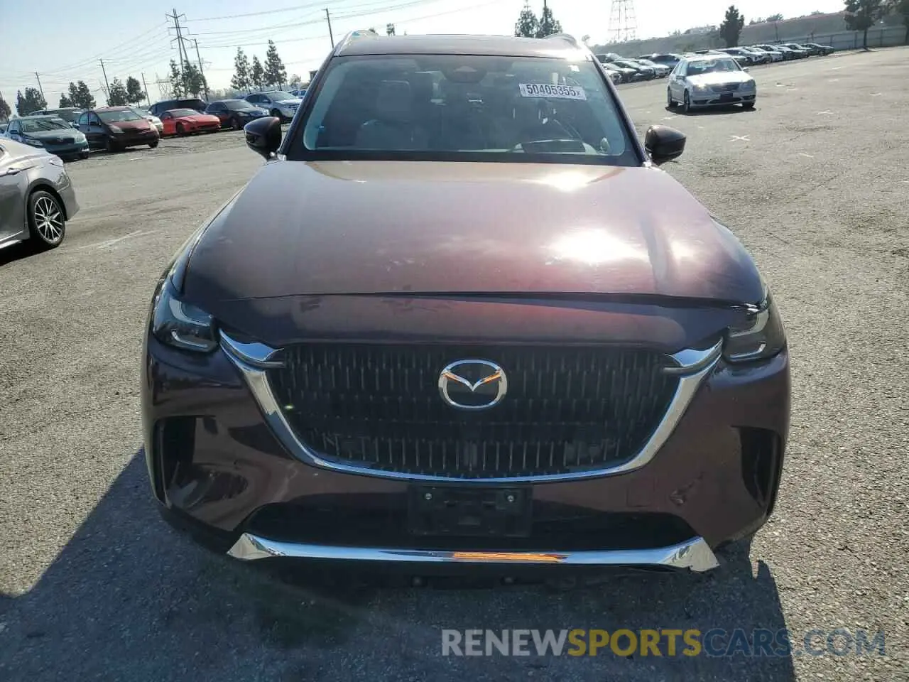 5 fotografías del automóvil dañado JM3KKDHD8R1113467 MAZDA CX-90 PREM 2024