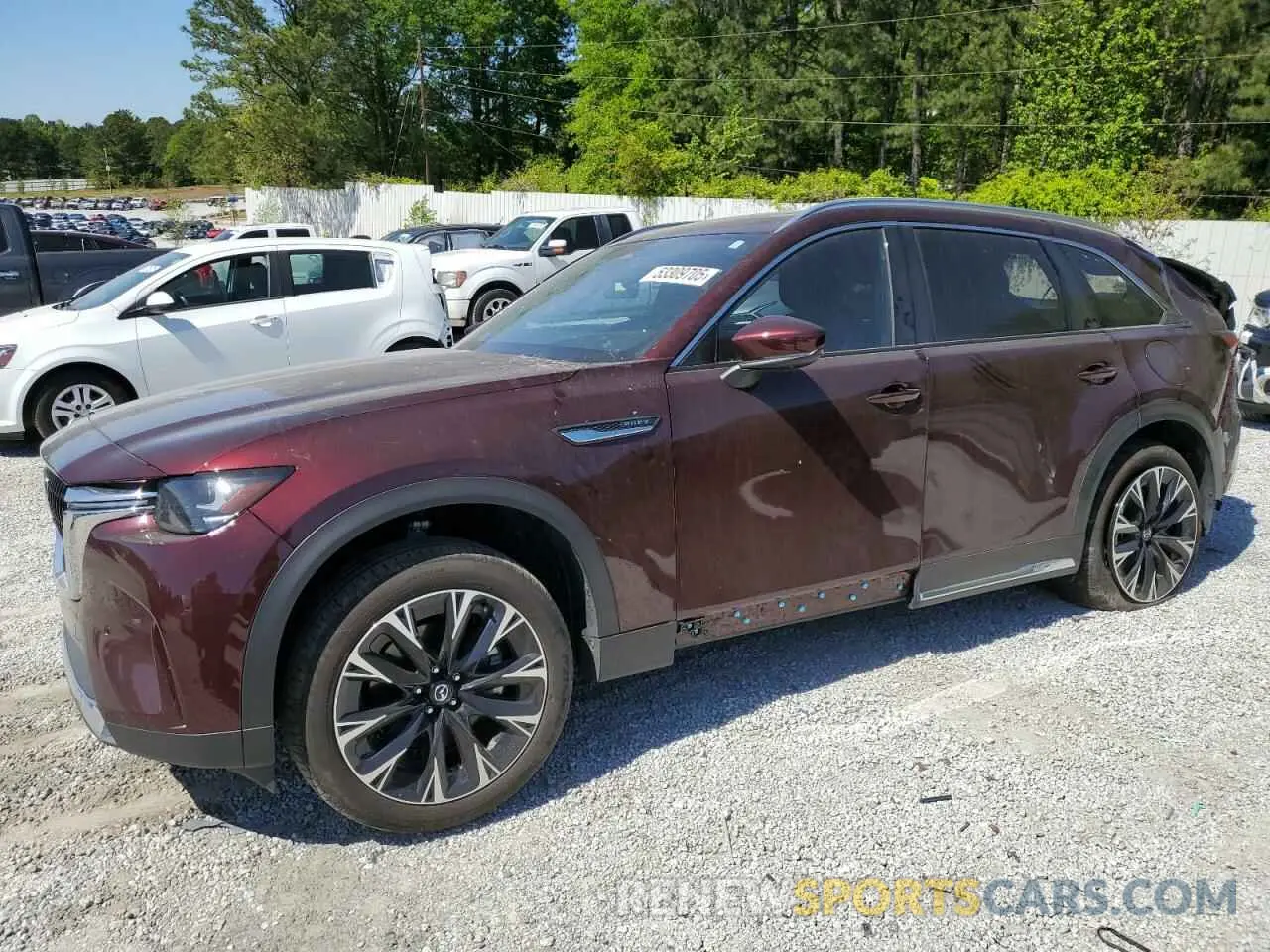 1 fotografías del automóvil dañado JM3KKEHA6R1132546 MAZDA CX-90 PREM 2024