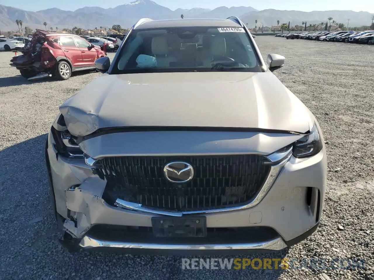 5 fotografías del automóvil dañado JM3KKEHA8R1152538 MAZDA CX-90 PREM 2024