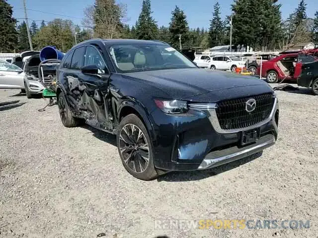 14 fotografías del automóvil dañado JM3KKEHC1R1187147 MAZDA CX-90 PREM 2024