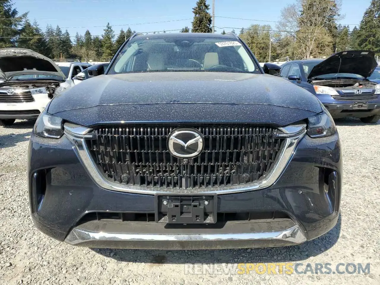 5 fotografías del automóvil dañado JM3KKEHC1R1187147 MAZDA CX-90 PREM 2024