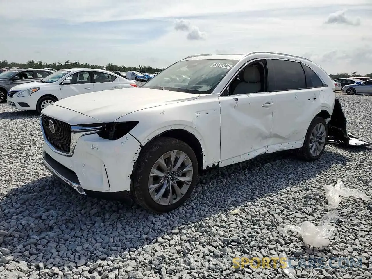 1 fotografías del automóvil dañado JM3KKEHD2R1173296 MAZDA CX-90 PREM 2024