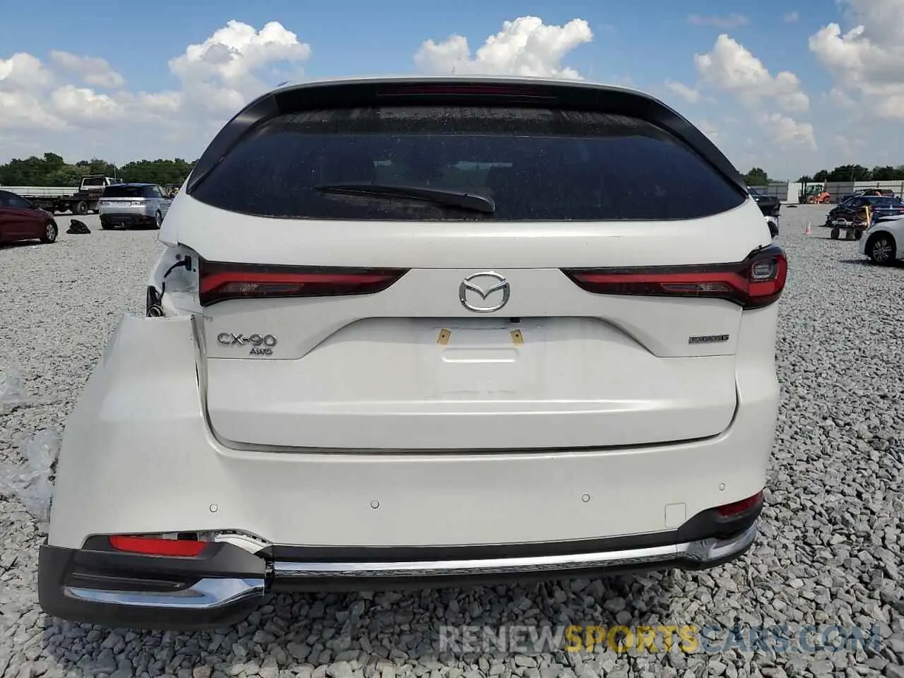 6 fotografías del automóvil dañado JM3KKEHD2R1173296 MAZDA CX-90 PREM 2024