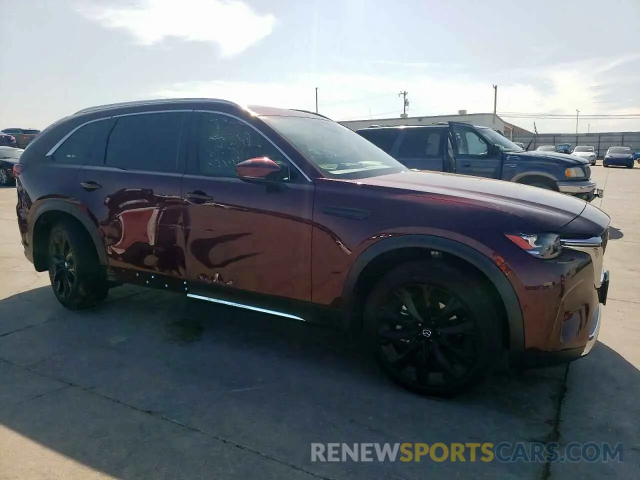 4 fotografías del automóvil dañado JM3KKEHD4R1184302 MAZDA CX-90 PREM 2024