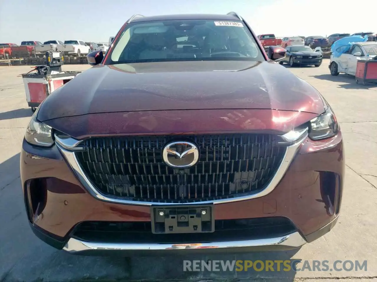 5 fotografías del automóvil dañado JM3KKEHD4R1184302 MAZDA CX-90 PREM 2024