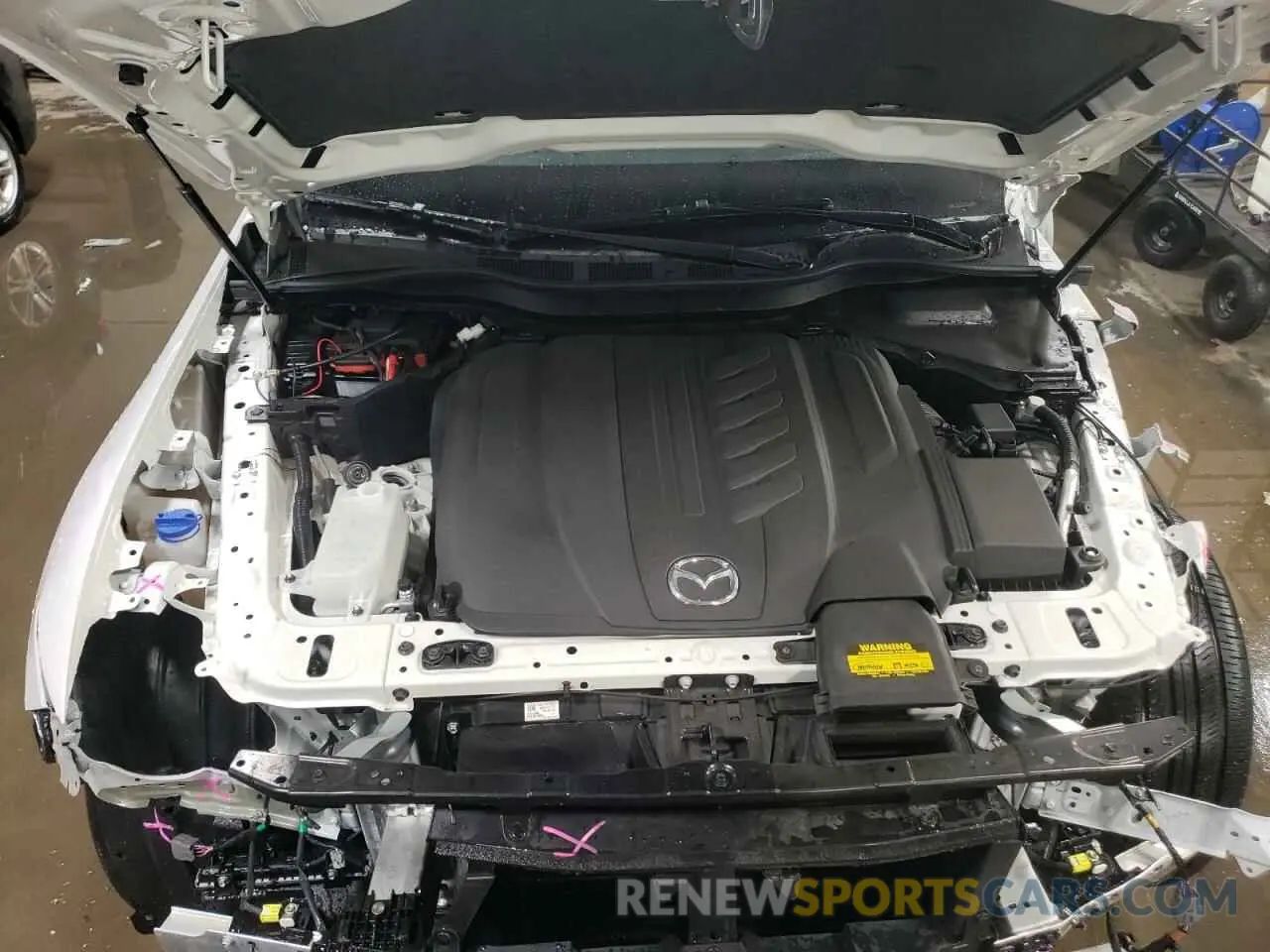 12 fotografías del automóvil dañado JM3KKCHD0S1197381 MAZDA CX-90 PREM 2025