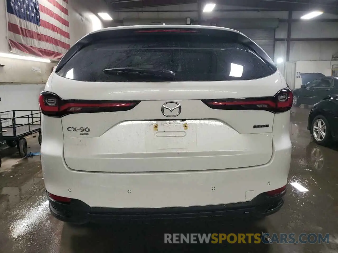 6 fotografías del automóvil dañado JM3KKCHD0S1197381 MAZDA CX-90 PREM 2025
