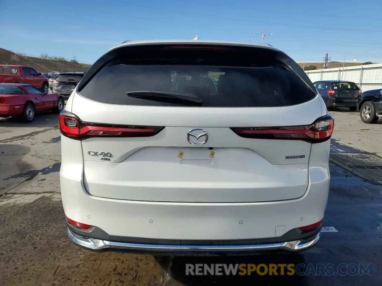 6 fotografías del automóvil dañado JM3KKEHA9S1197039 MAZDA CX-90 PREM 2025