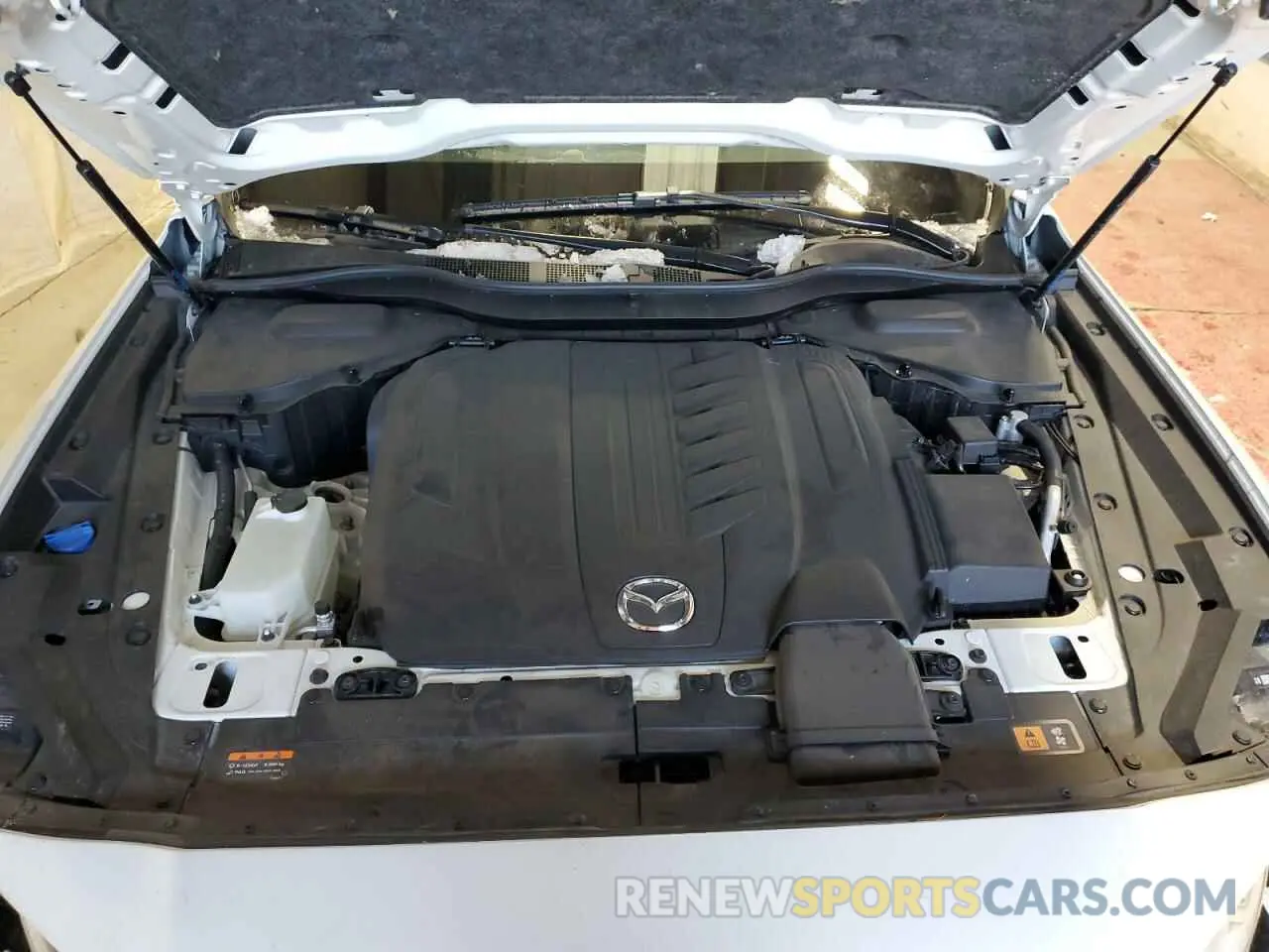 12 fotografías del automóvil dañado JM3KKAHD5R1163953 MAZDA CX-90 SELE 2024