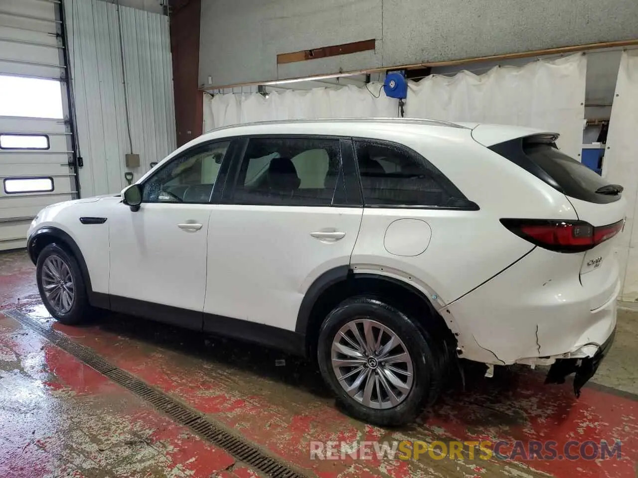 2 fotografías del automóvil dañado JM3KKAHD5R1163953 MAZDA CX-90 SELE 2024