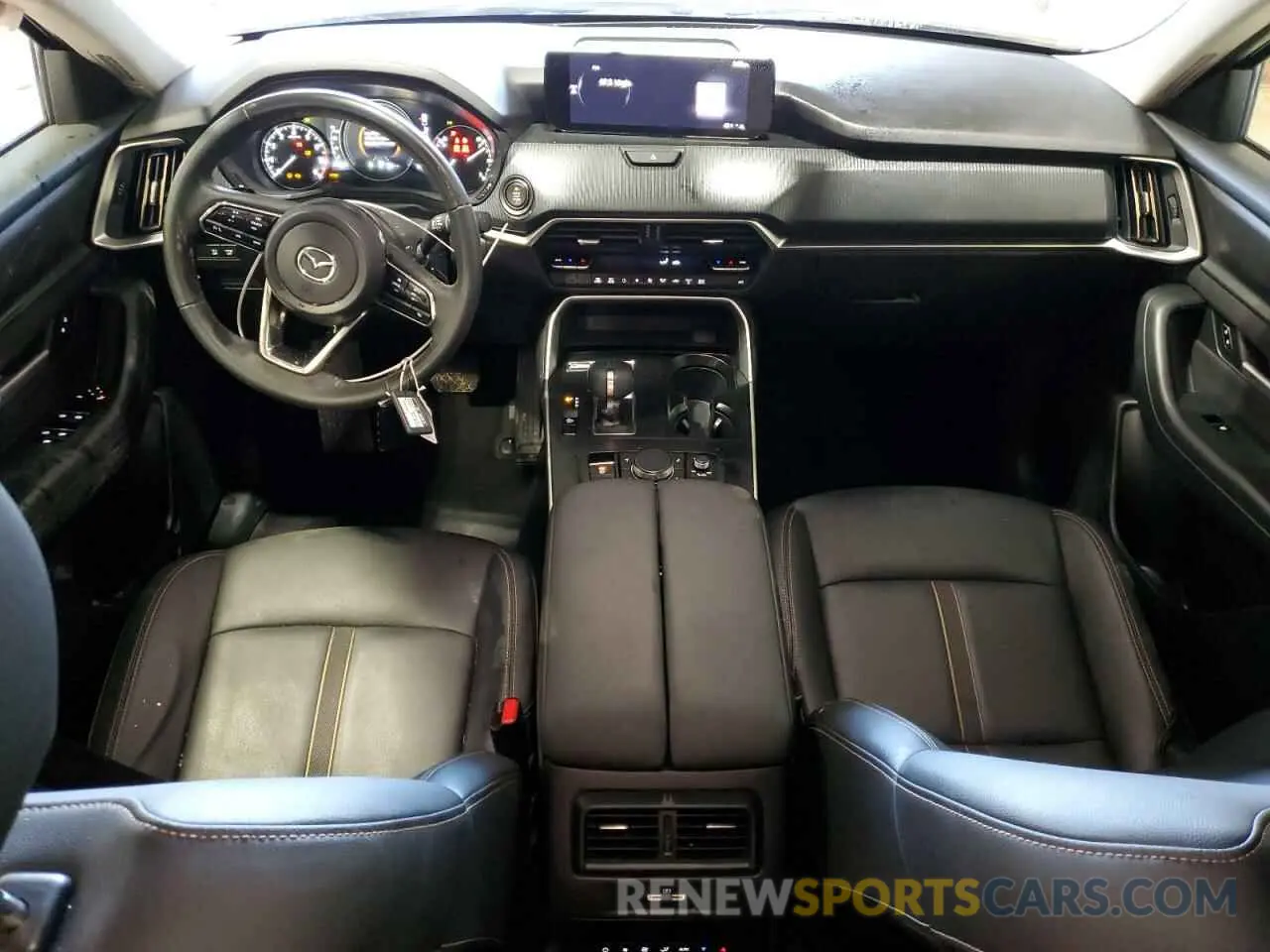 8 fotografías del automóvil dañado JM3KKAHD5R1163953 MAZDA CX-90 SELE 2024