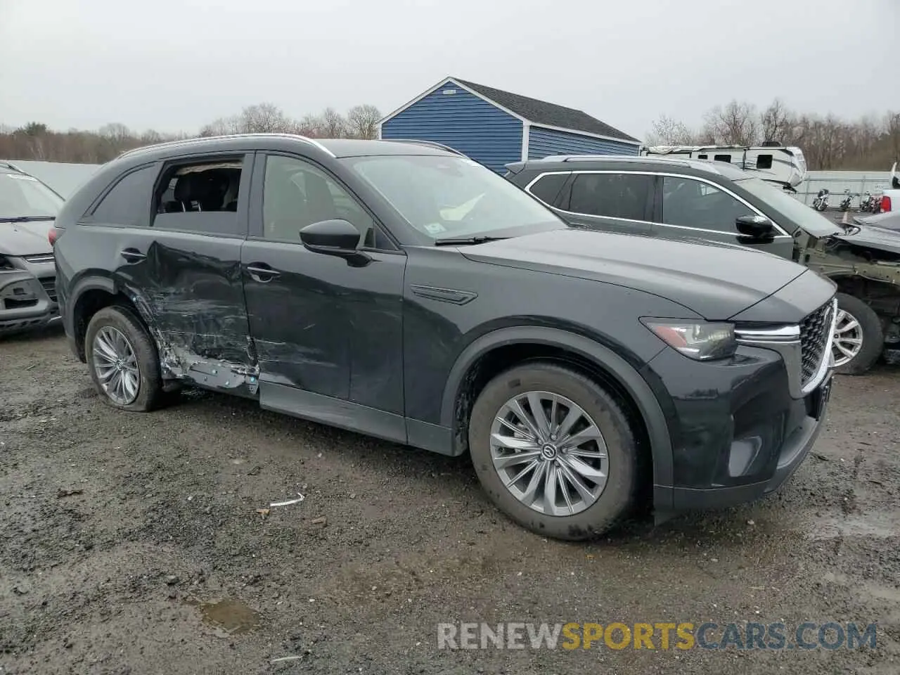 4 fotografías del automóvil dañado JM3KKAHD5R1171826 MAZDA CX-90 SELE 2024