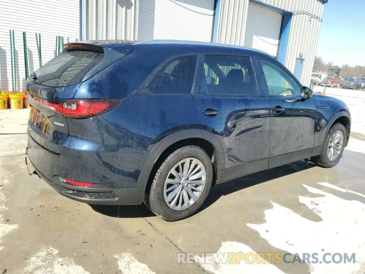 3 fotografías del automóvil dañado JM3KKAHD6R1177621 MAZDA CX-90 SELE 2024
