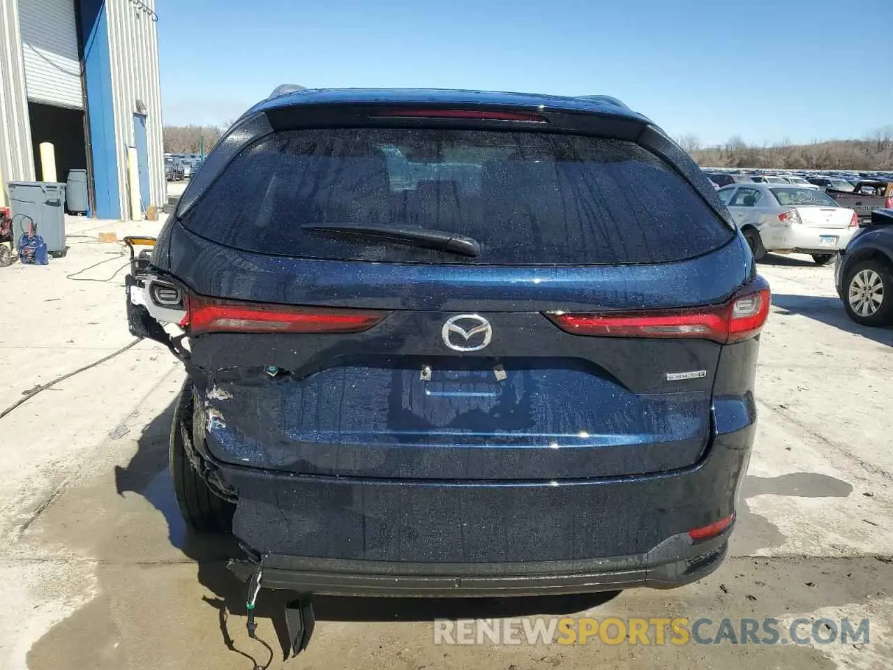 6 fotografías del automóvil dañado JM3KKAHD6R1177621 MAZDA CX-90 SELE 2024