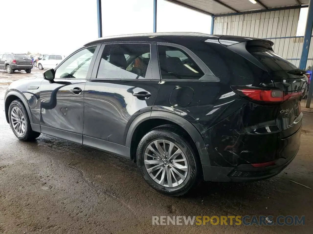 2 fotografías del automóvil dañado JM3KKAHDXR1163947 MAZDA CX-90 SELE 2024