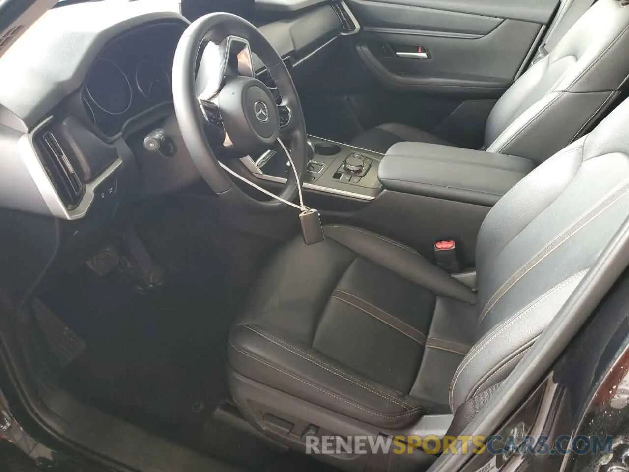 7 fotografías del automóvil dañado JM3KKAHDXR1163947 MAZDA CX-90 SELE 2024