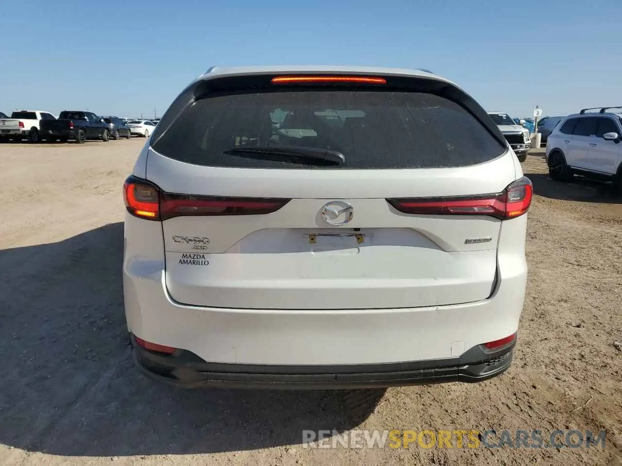 6 fotografías del automóvil dañado JM3KKAHD3S1212590 MAZDA CX-90 SELE 2025